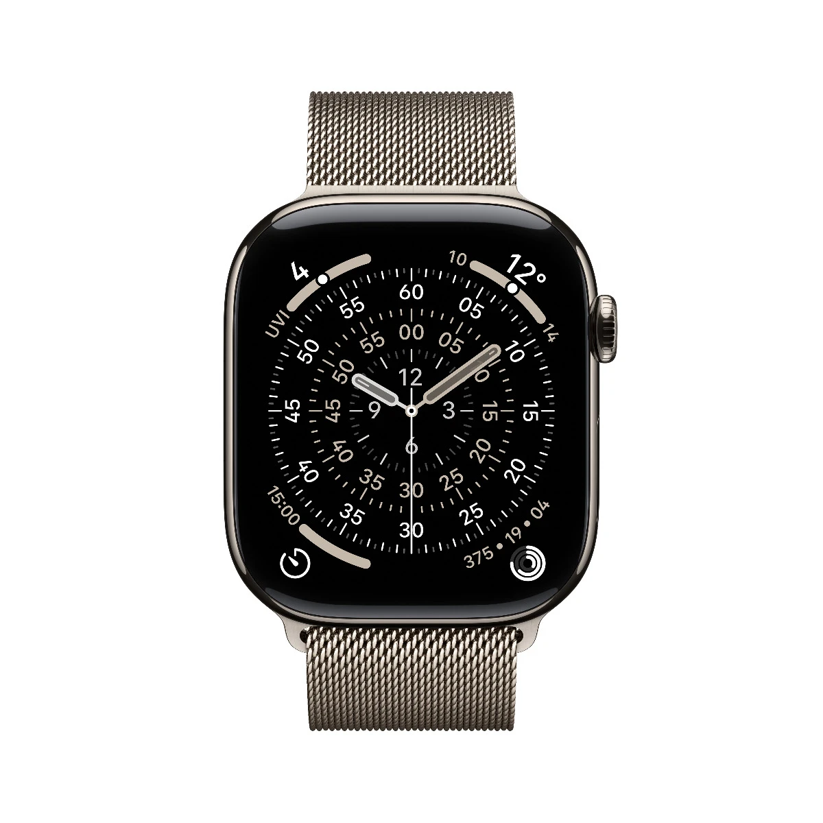 Apple Watch Series 11 Titanium Case with Milanese Loop-46mm